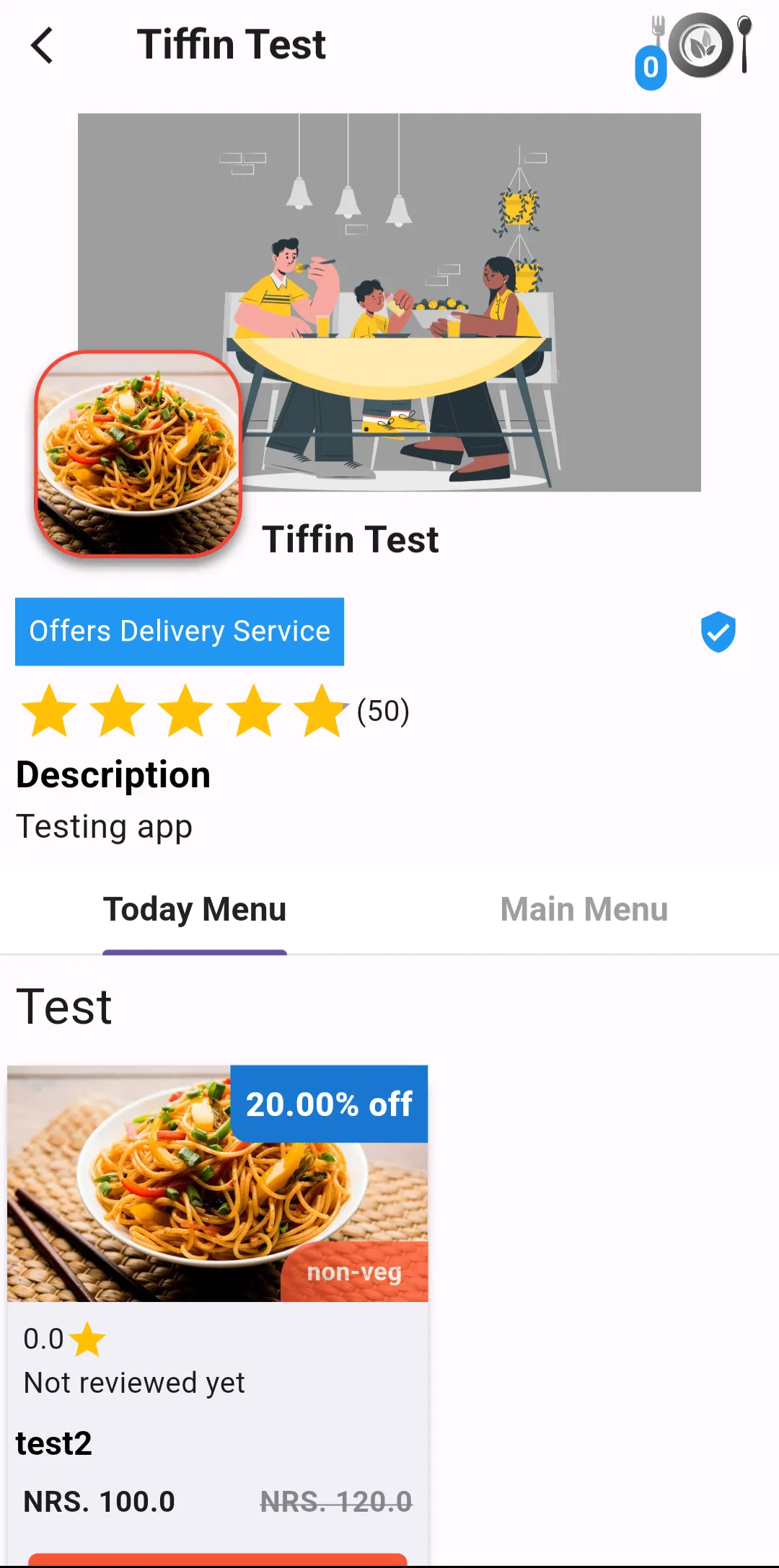 Tiffin | Indus Appstore | Screenshot