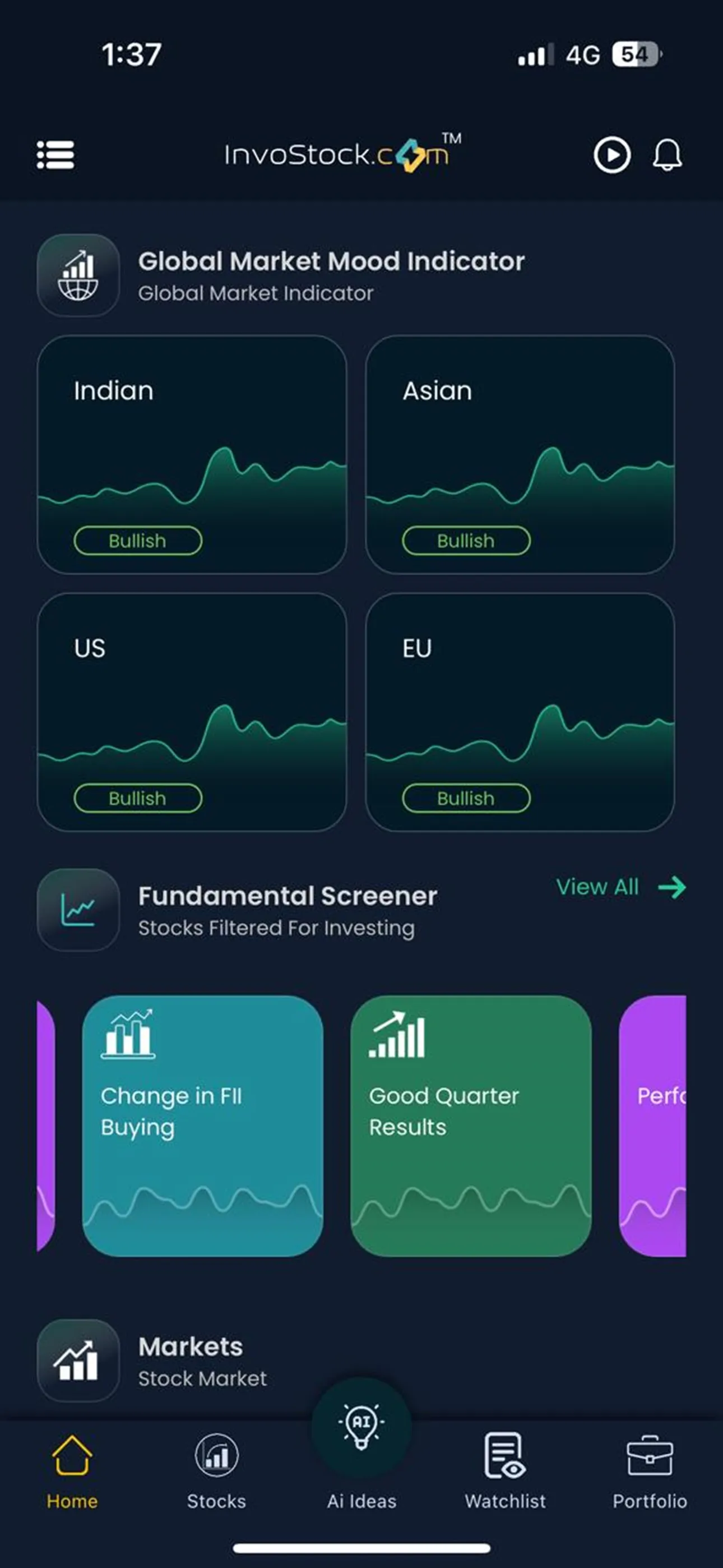 InvoStock: AI for Stock Market | Indus Appstore | Screenshot