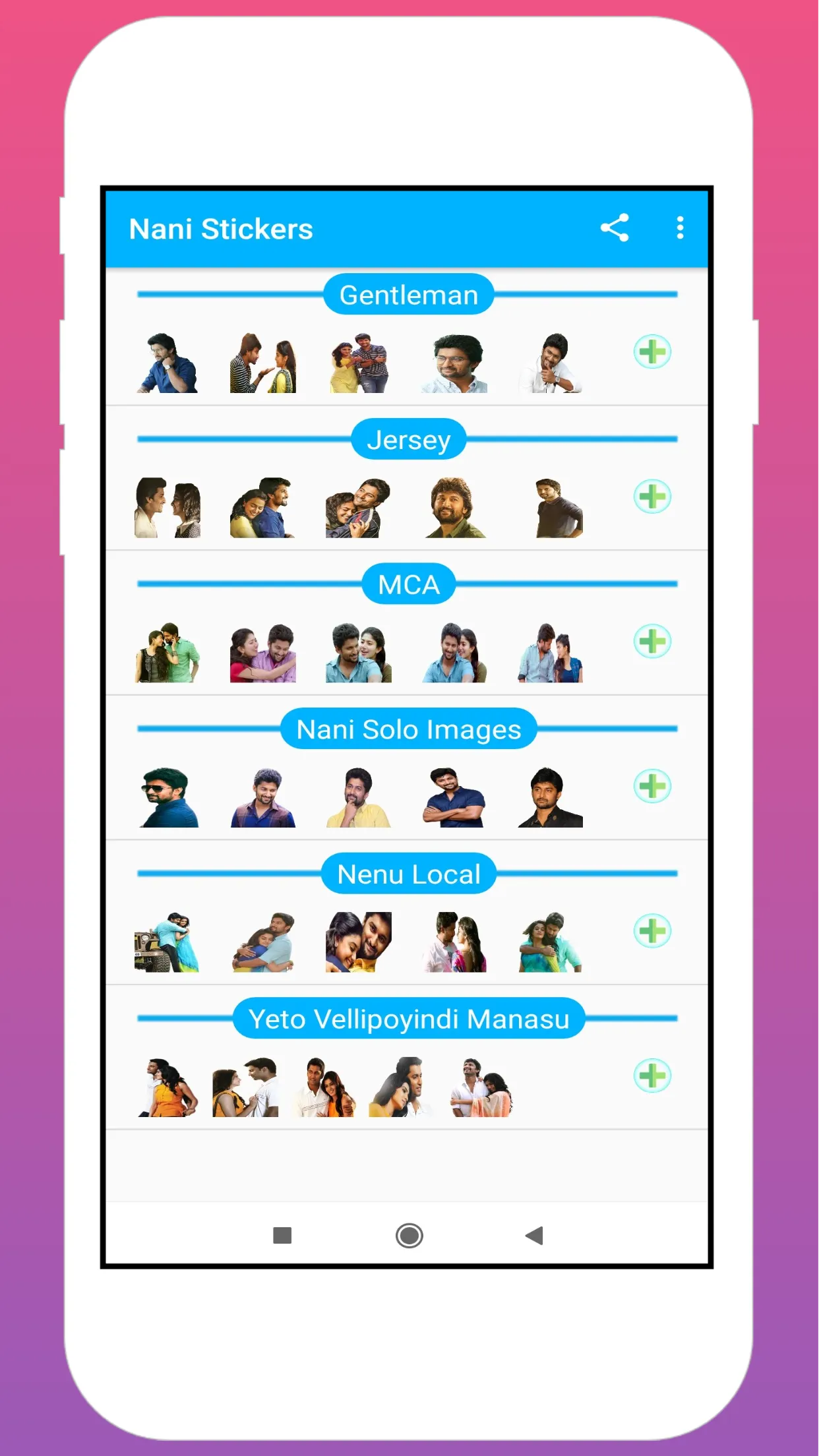 Nani Stickers | Indus Appstore | Screenshot