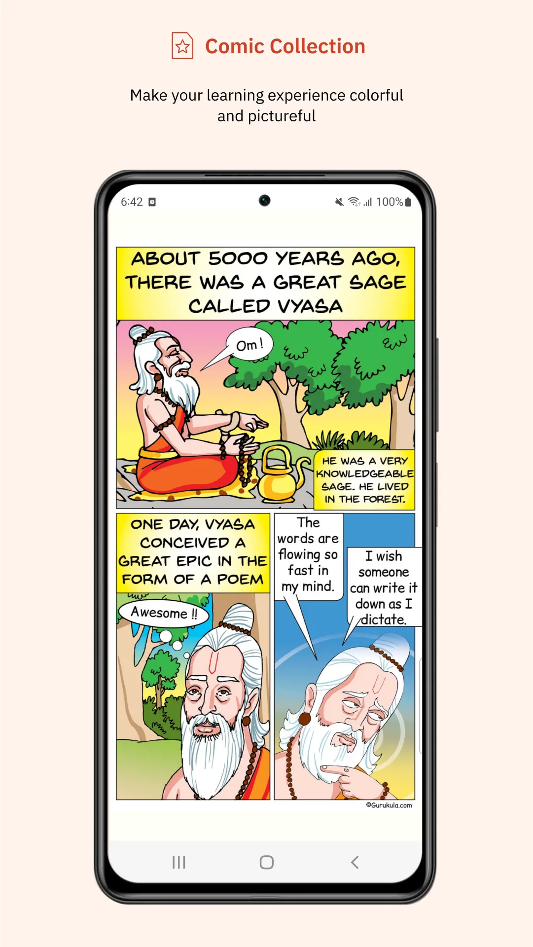 Gurukula Stories Comics Audios | Indus Appstore | Screenshot