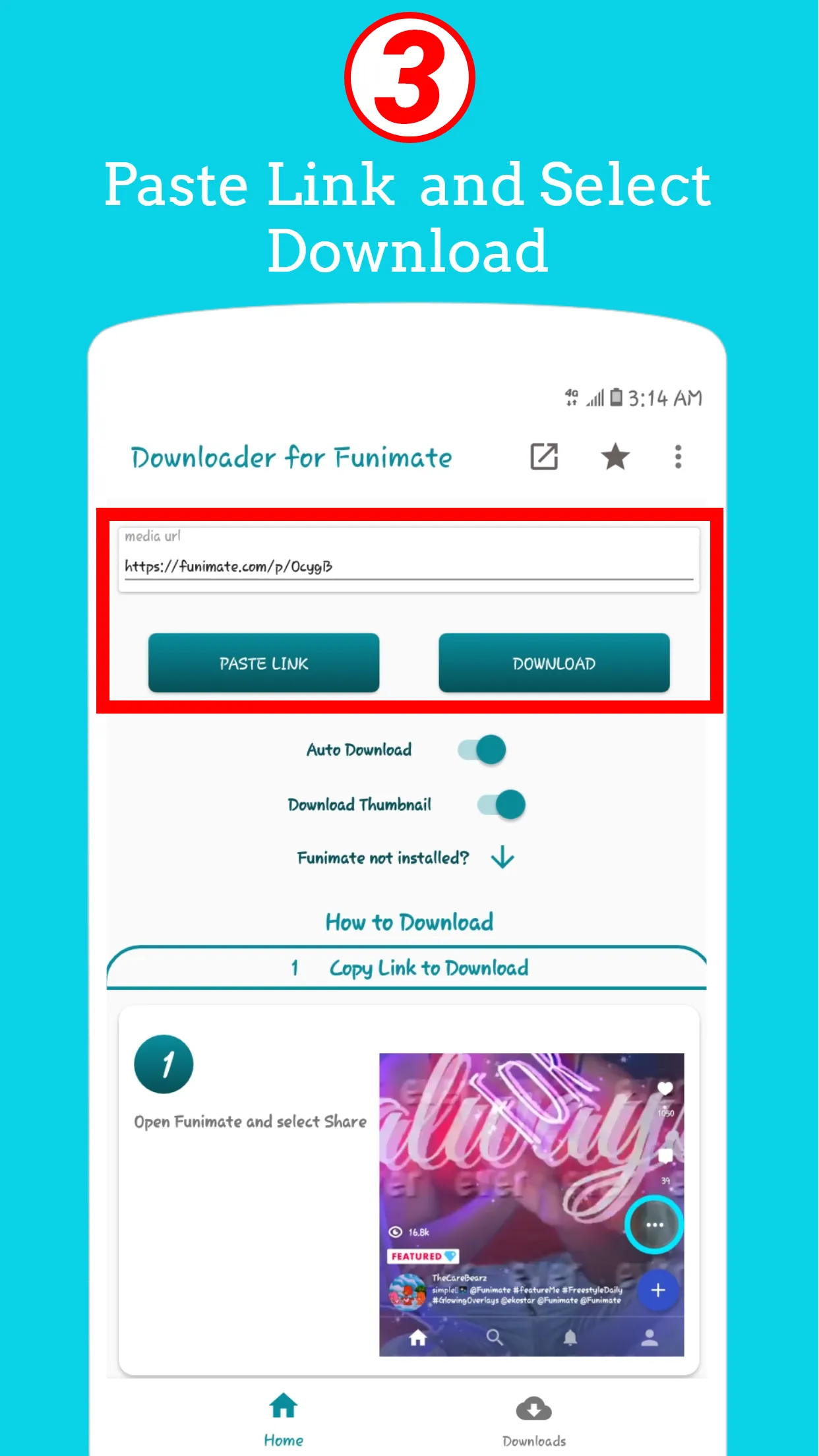 Video Downloader for Funimate | Indus Appstore | Screenshot