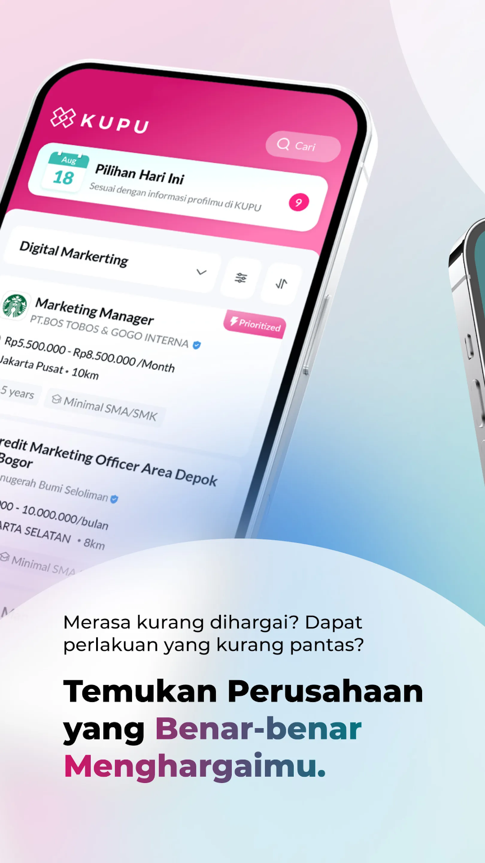 KUPU: Cari Kerja Cepat & Mudah | Indus Appstore | Screenshot