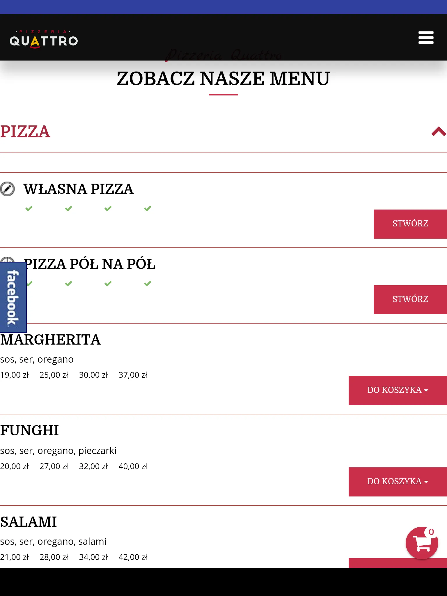 Pizzeria Quattro | Indus Appstore | Screenshot