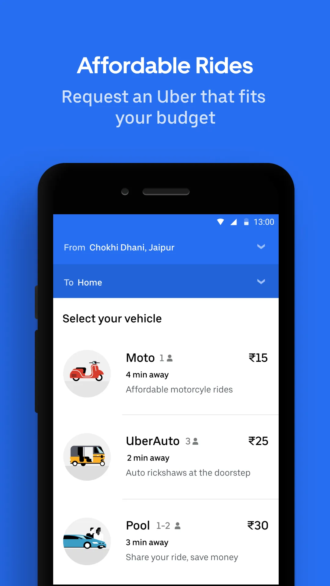 Uber Lite | Indus Appstore | Screenshot