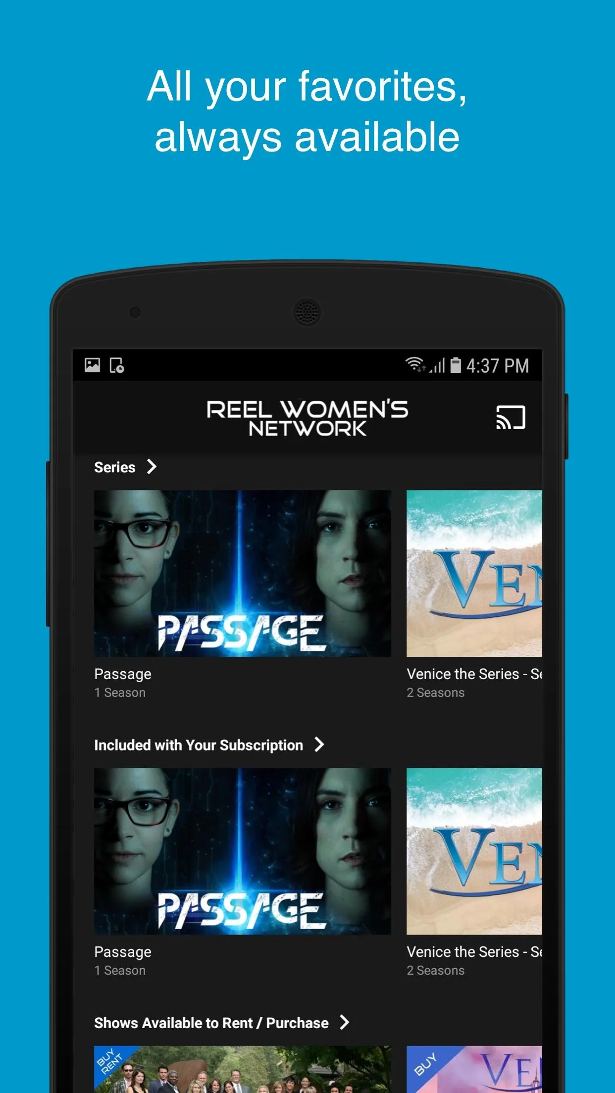 Reel Women's Network | Indus Appstore | Screenshot