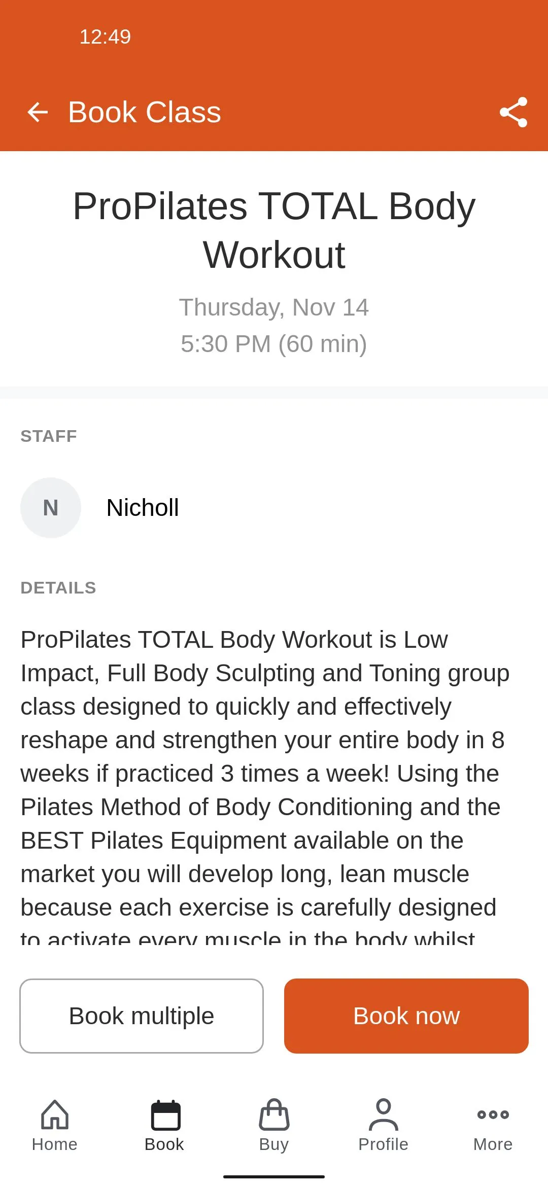 ProPilates - Ft. Lauderdale | Indus Appstore | Screenshot