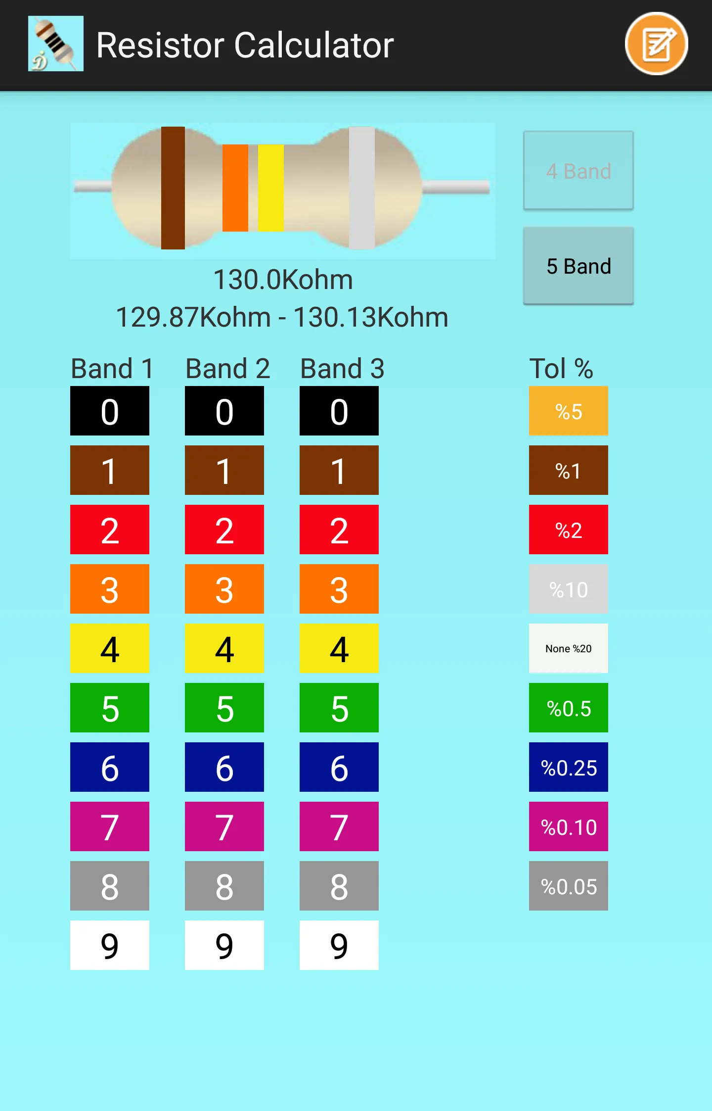 Resistor Calculator | Indus Appstore | Screenshot