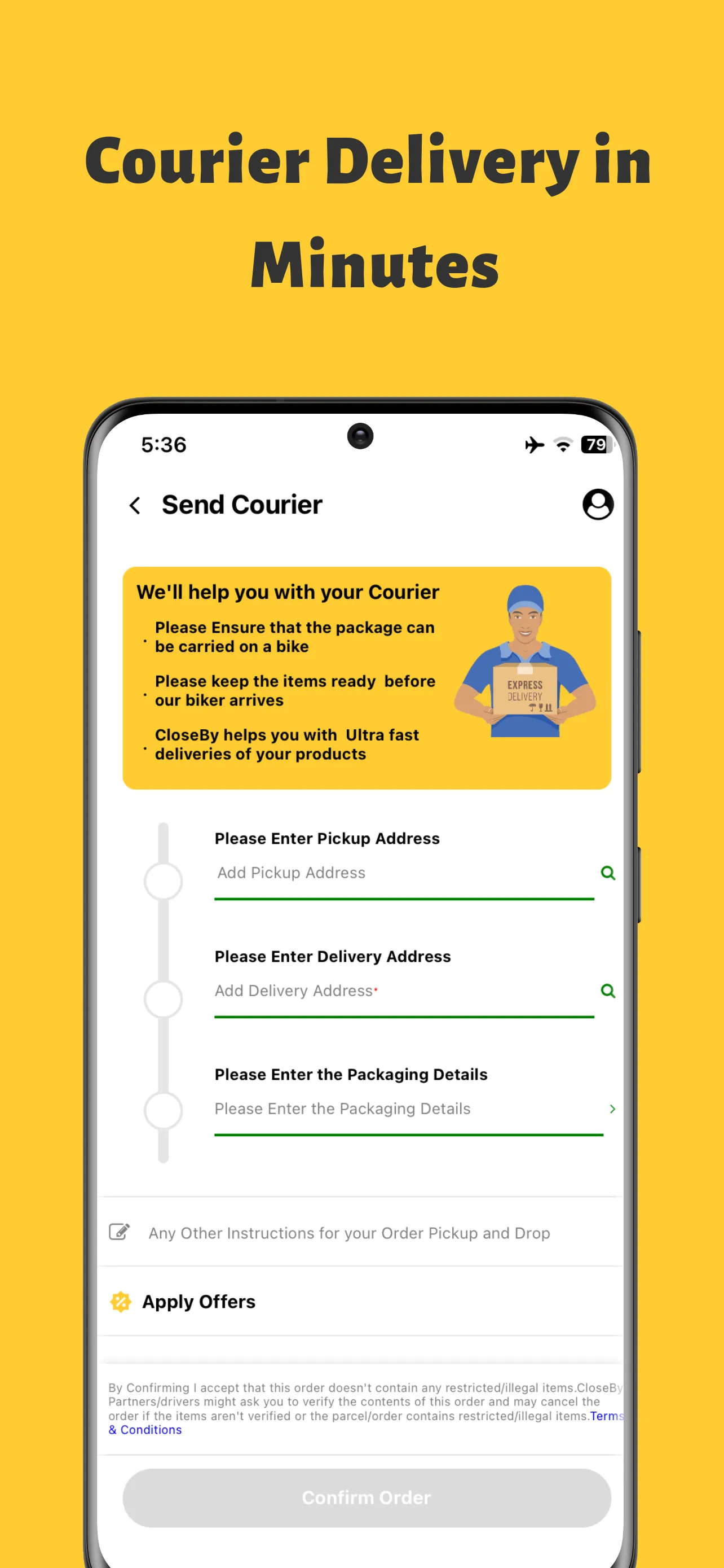 CloseBy :India ka Delivery App | Indus Appstore | Screenshot