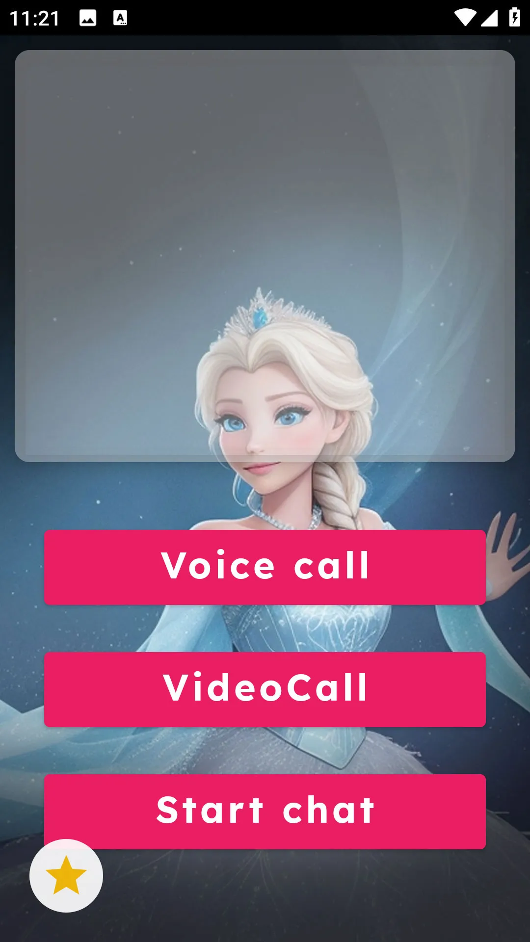 Princess fake video call | Indus Appstore | Screenshot