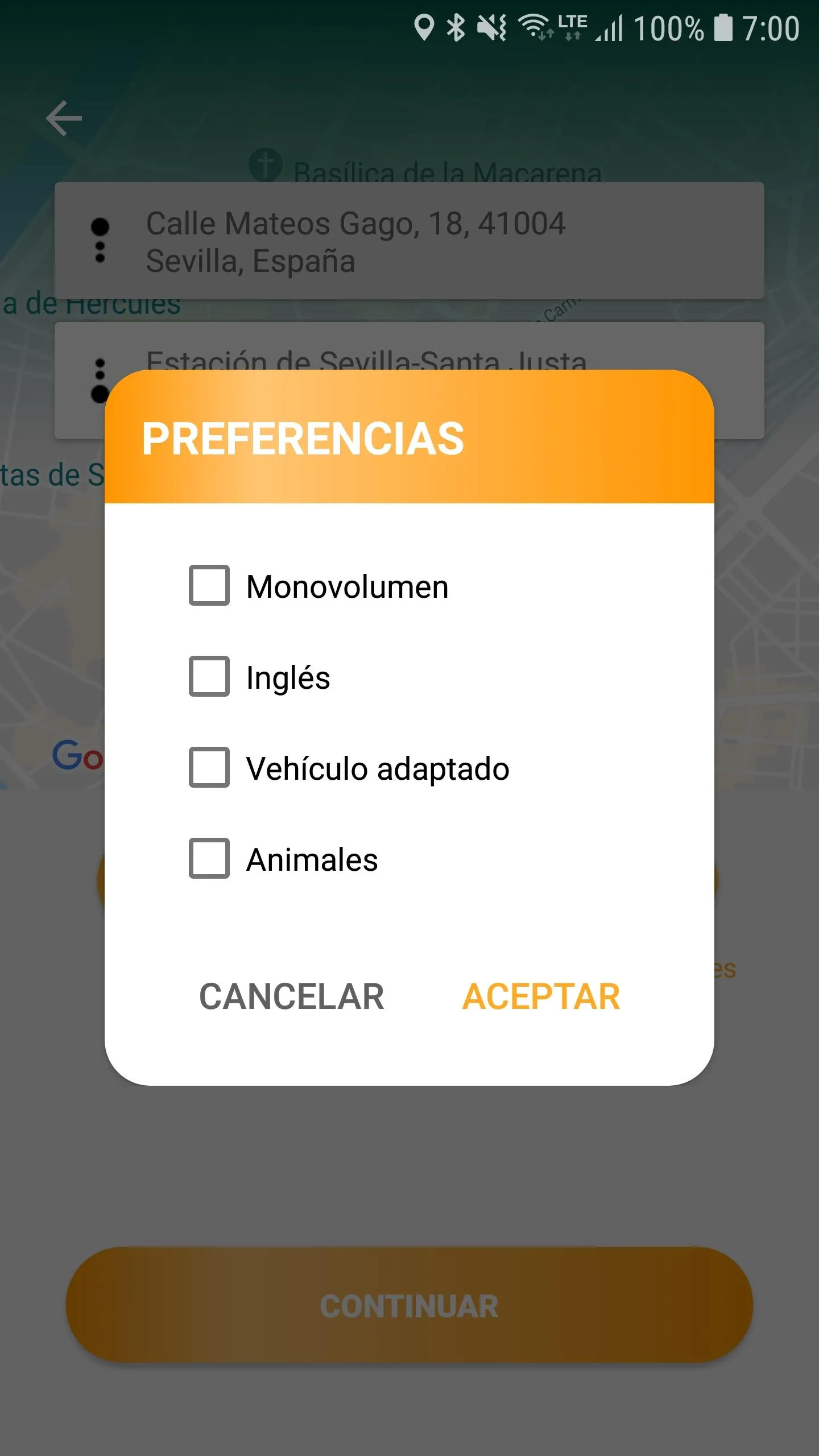 1Taxi! - Pide y reserva taxis | Indus Appstore | Screenshot