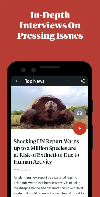Democracy Now! | Indus Appstore | Screenshot