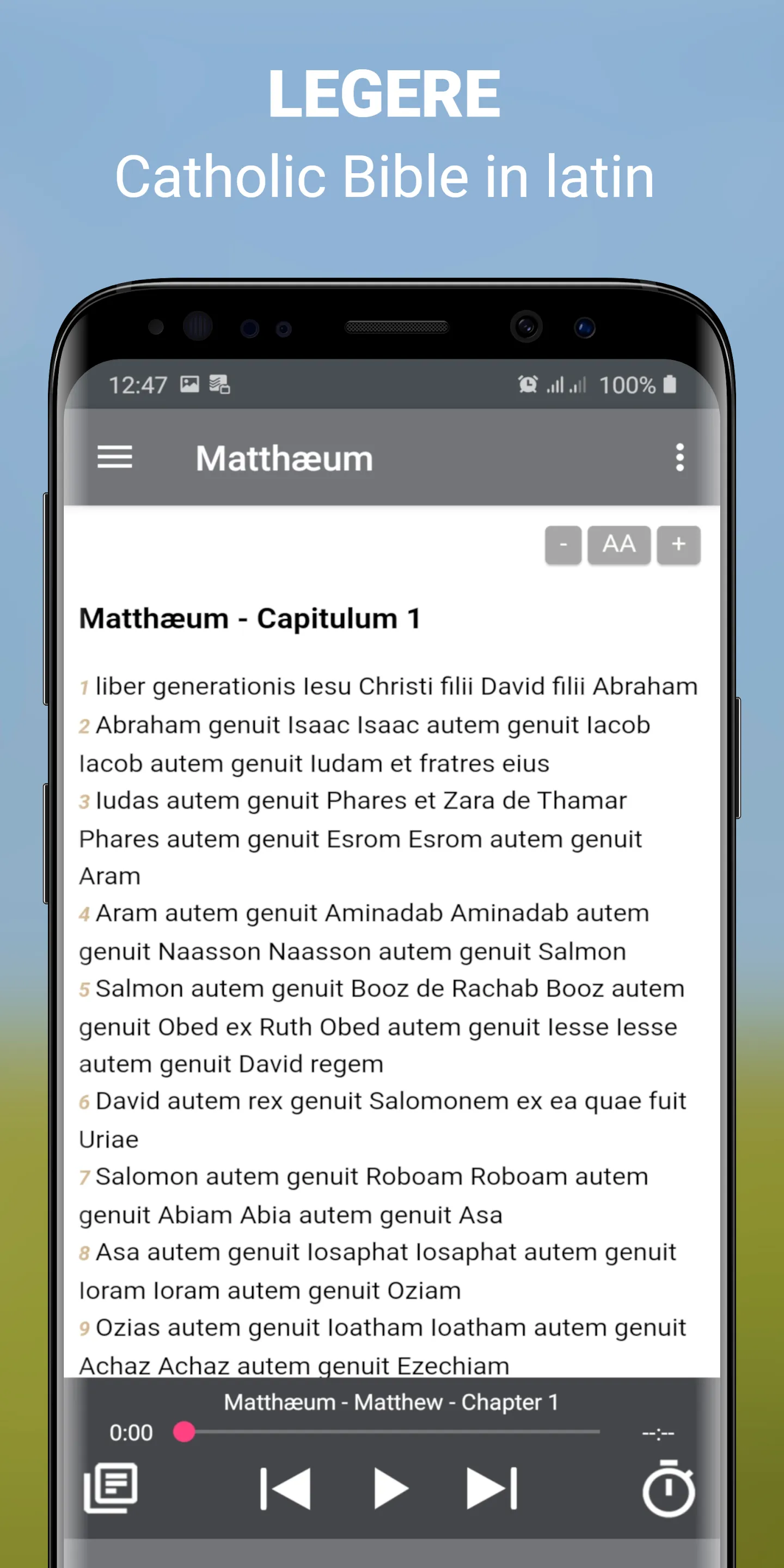 Offline Latin Audio Holy Bible | Indus Appstore | Screenshot