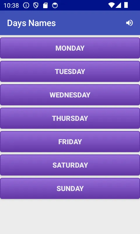 Months and Days Names | Indus Appstore | Screenshot