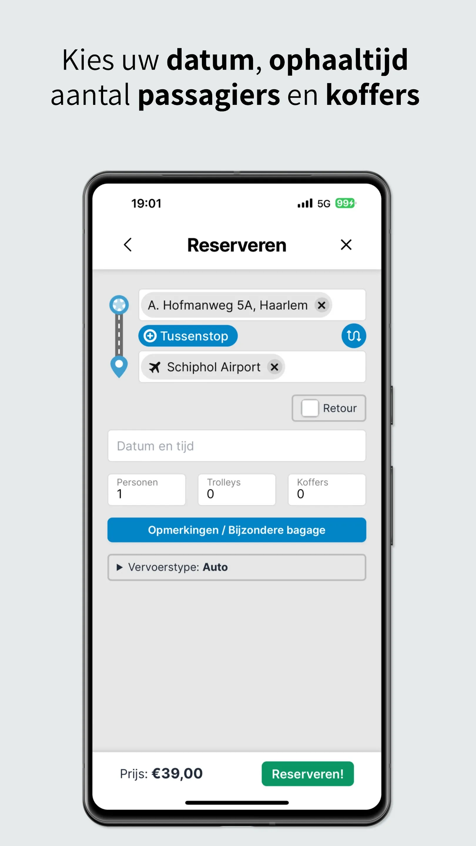 Taxi Haarlem Service | Indus Appstore | Screenshot