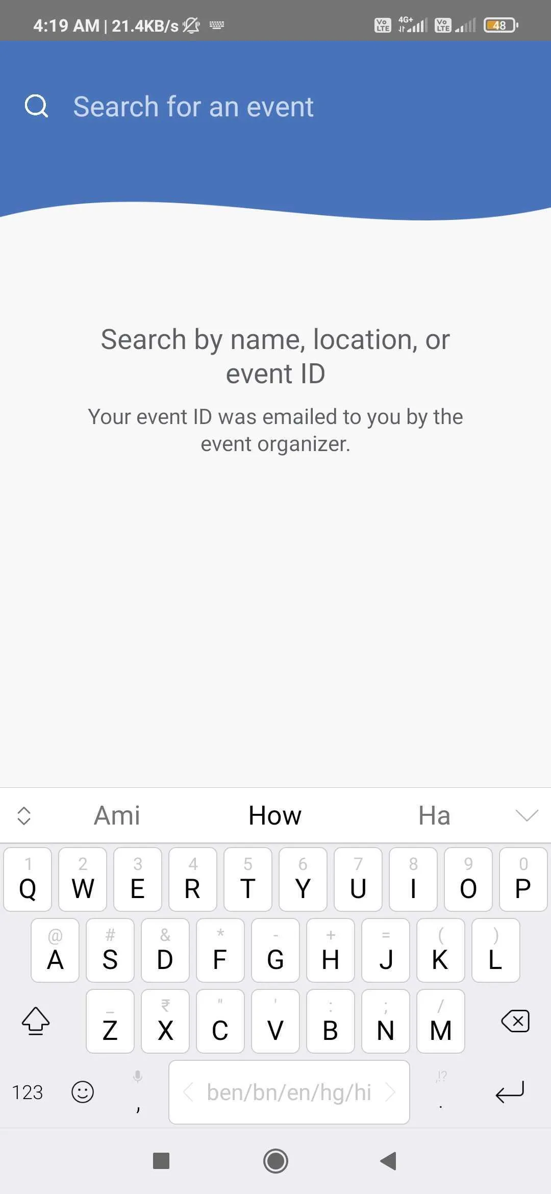 IB Events | Indus Appstore | Screenshot