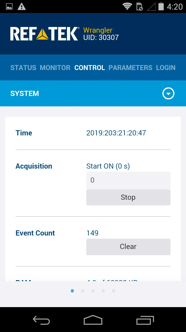 REF TEK Recorder Setup | Indus Appstore | Screenshot