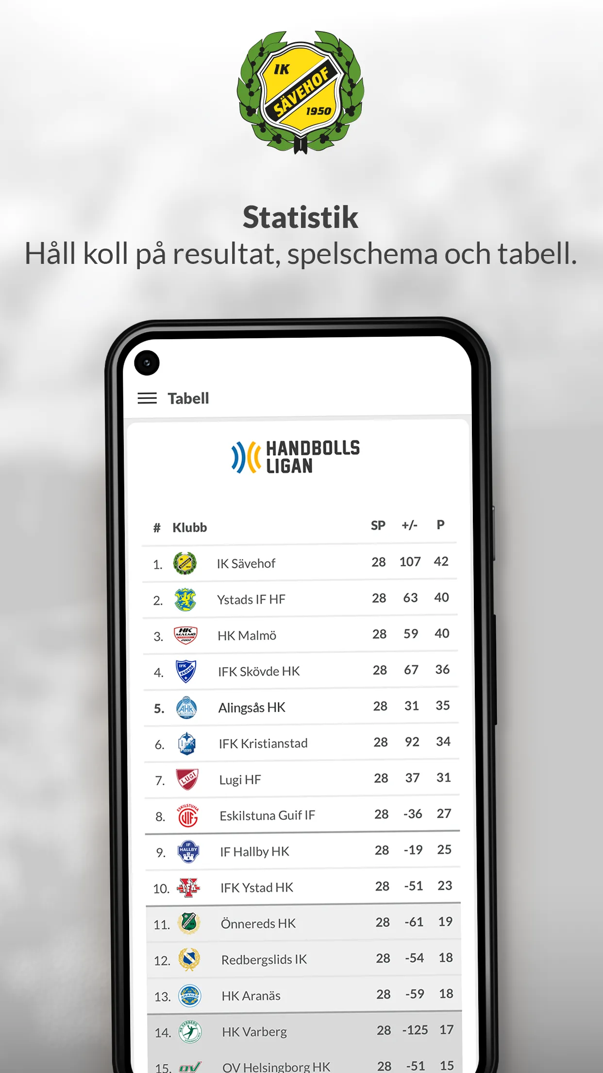 Sävehof - Gameday | Indus Appstore | Screenshot