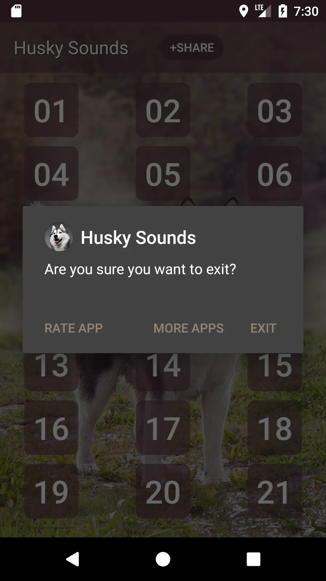 Siberian Husky Dog Sounds | Indus Appstore | Screenshot