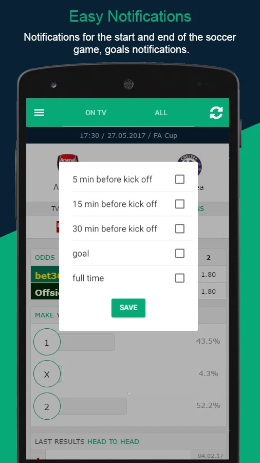 Soccer Live on TV | Indus Appstore | Screenshot