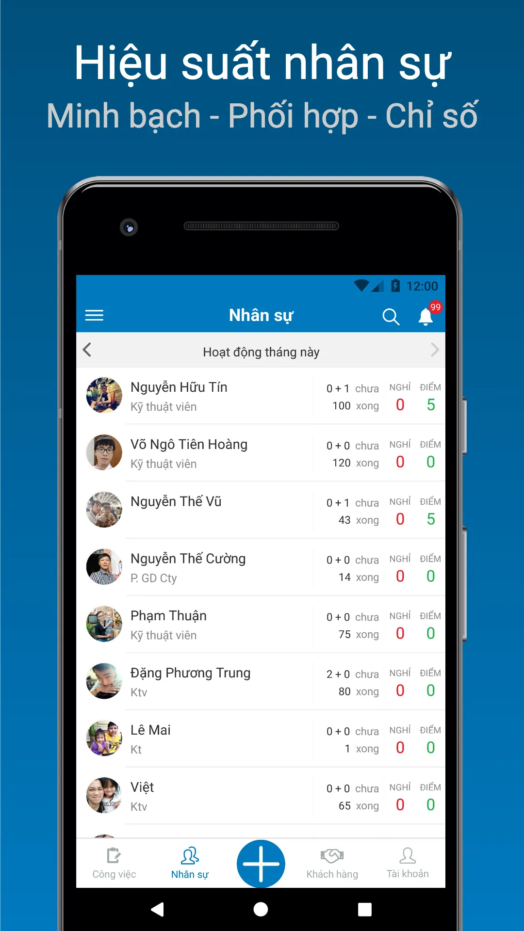 Zinwork - Quản lý công việc | Indus Appstore | Screenshot