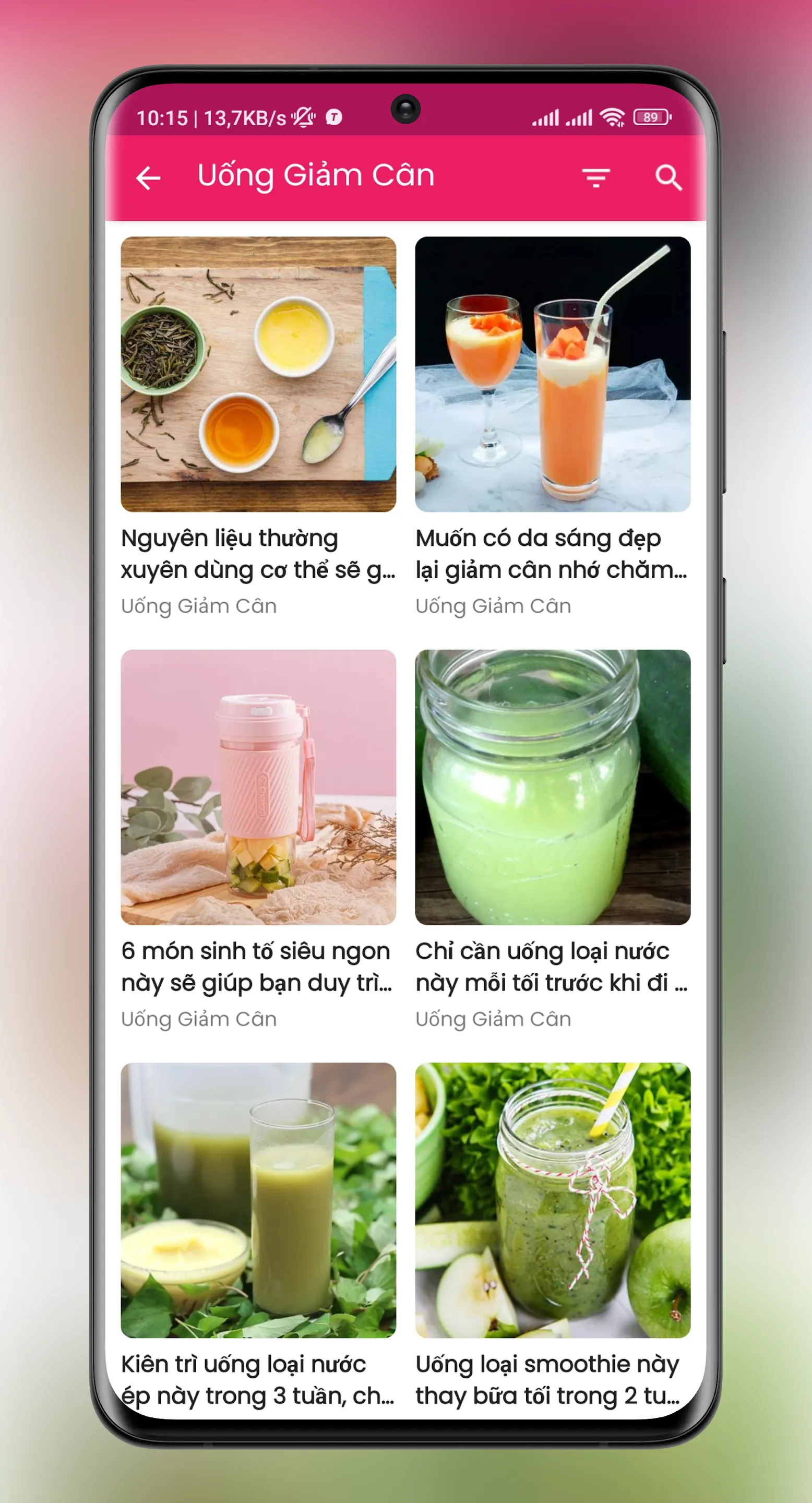 Thực đơn giảm cân eat clean | Indus Appstore | Screenshot