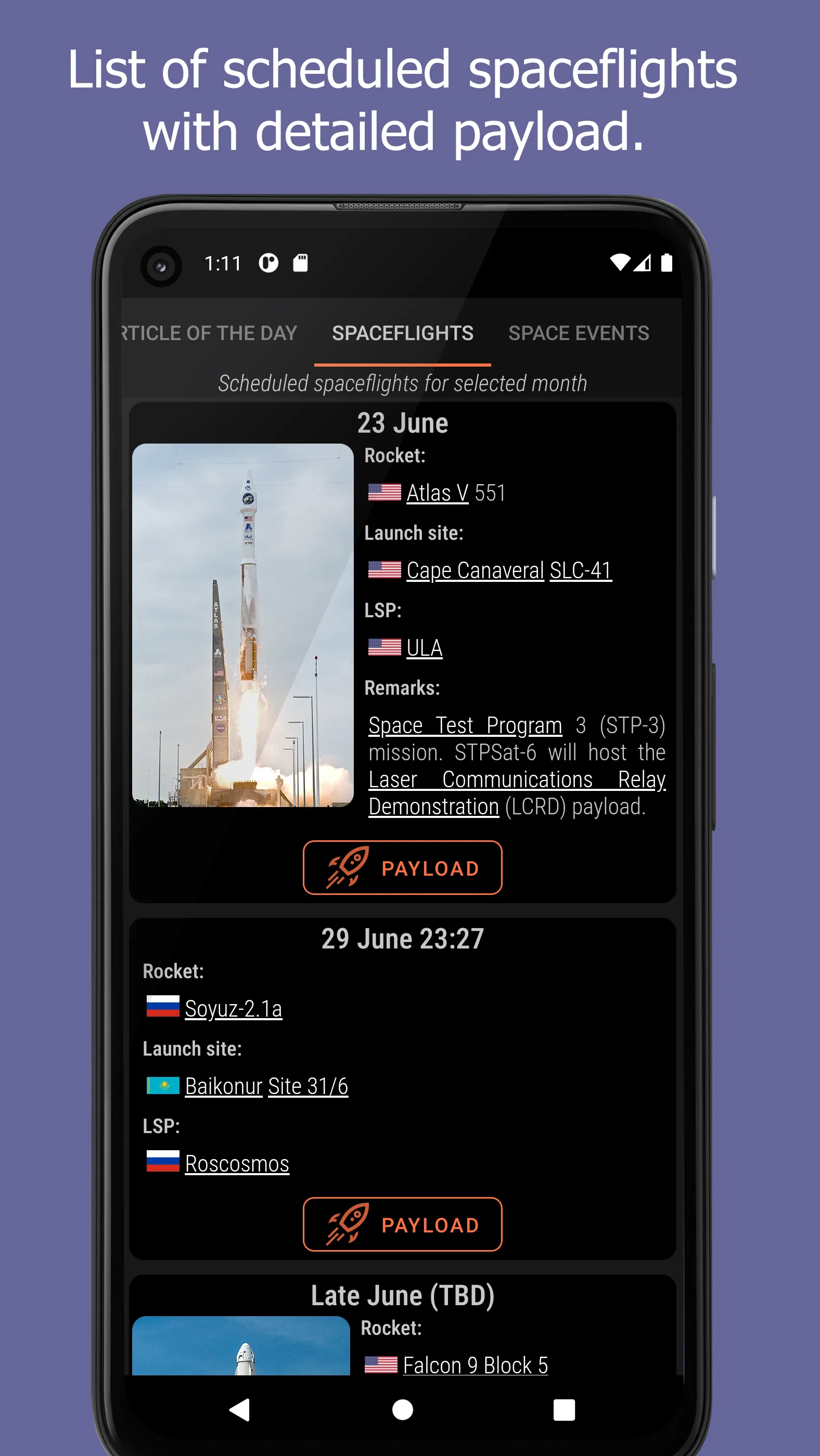 Space Oddity: cosmic calendar | Indus Appstore | Screenshot