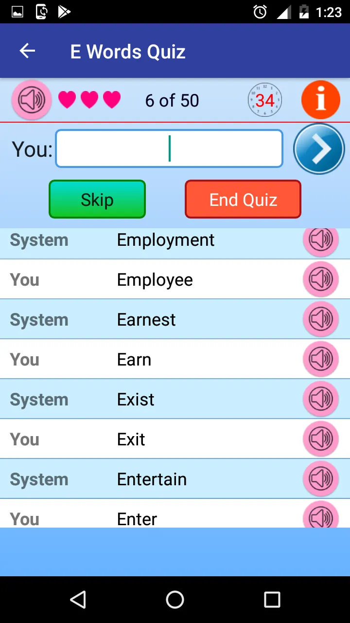 Start With - Spelling Quiz | Indus Appstore | Screenshot