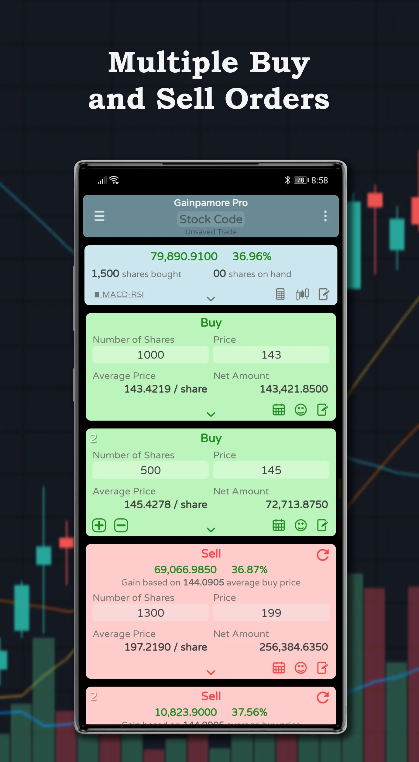 Gainpamore PSE Trading Journal | Indus Appstore | Screenshot