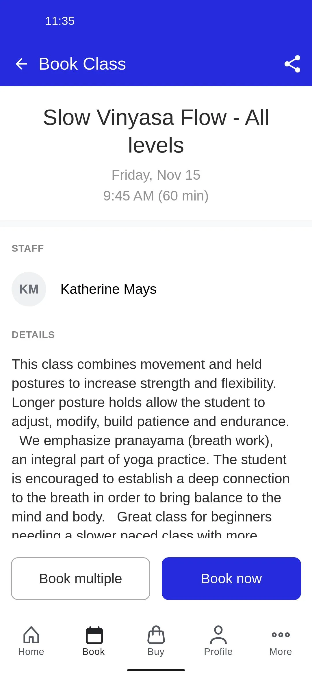 Ita Yoga Studio | Indus Appstore | Screenshot