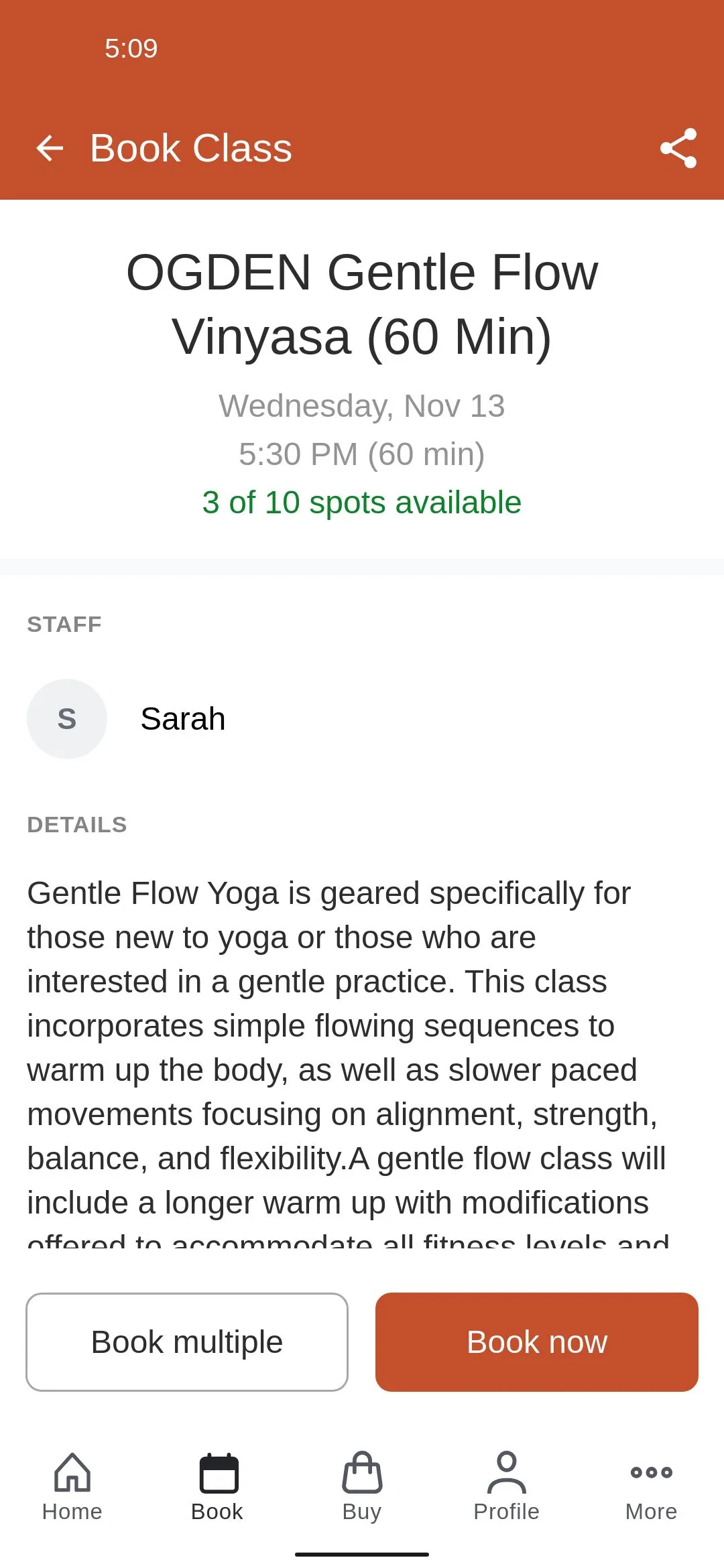 Higher Ground Hot Yoga | Indus Appstore | Screenshot