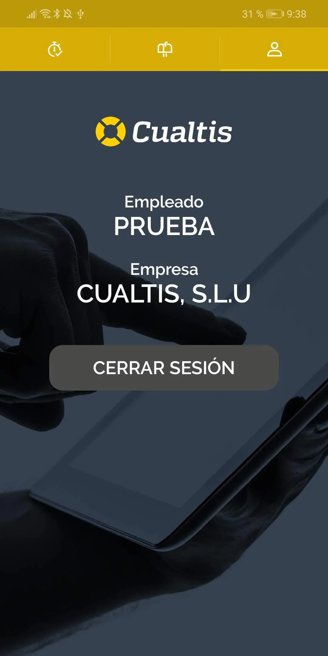 Cualtis Registro Jornada | Indus Appstore | Screenshot