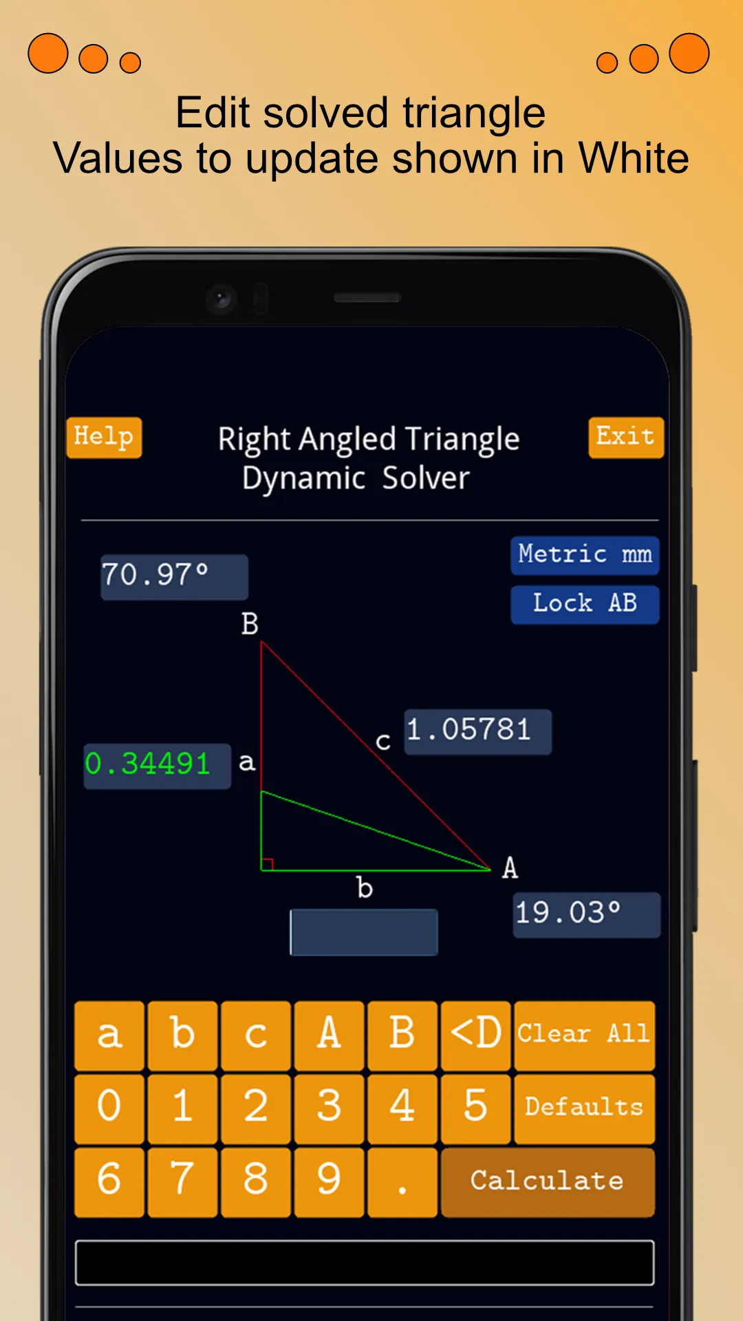 Right Angled Triangle Solver | Indus Appstore | Screenshot