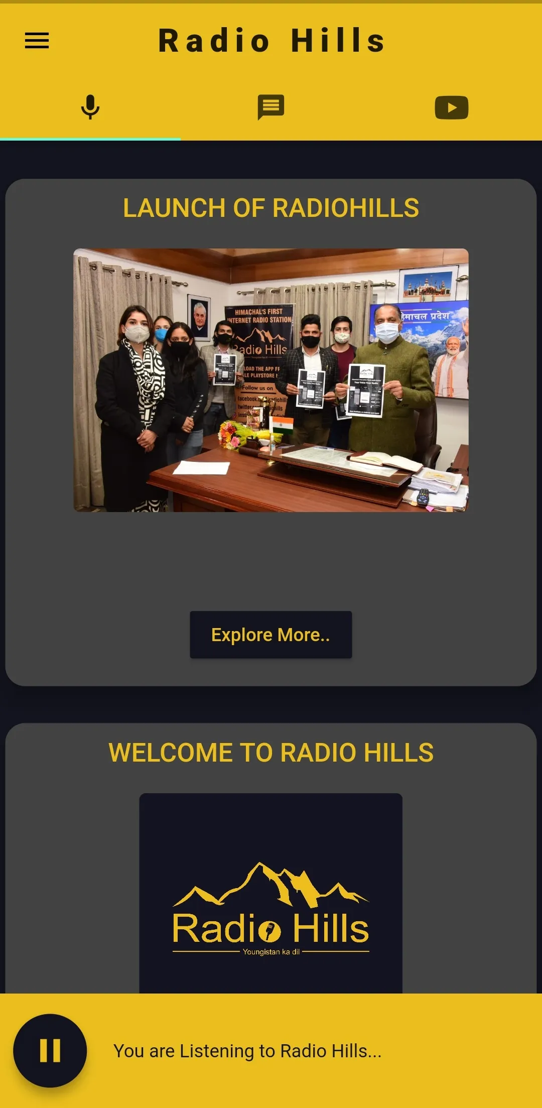 Radio Hills | Indus Appstore | Screenshot