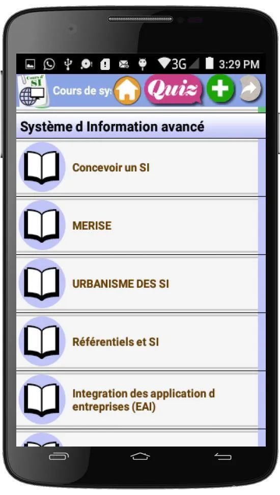 Cours de Systeme d Information | Indus Appstore | Screenshot