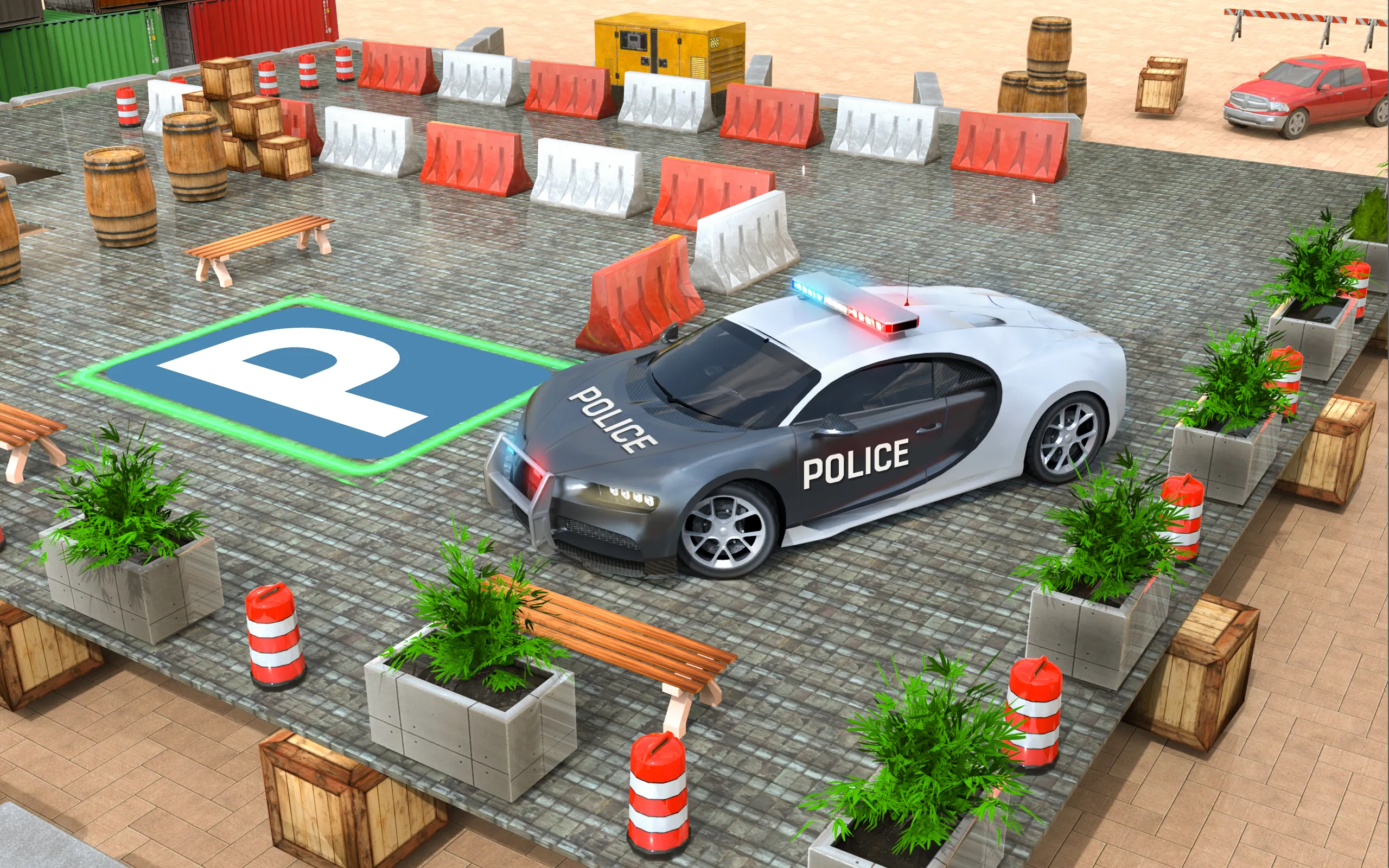 Police Car Parking School Game | Indus Appstore | Screenshot