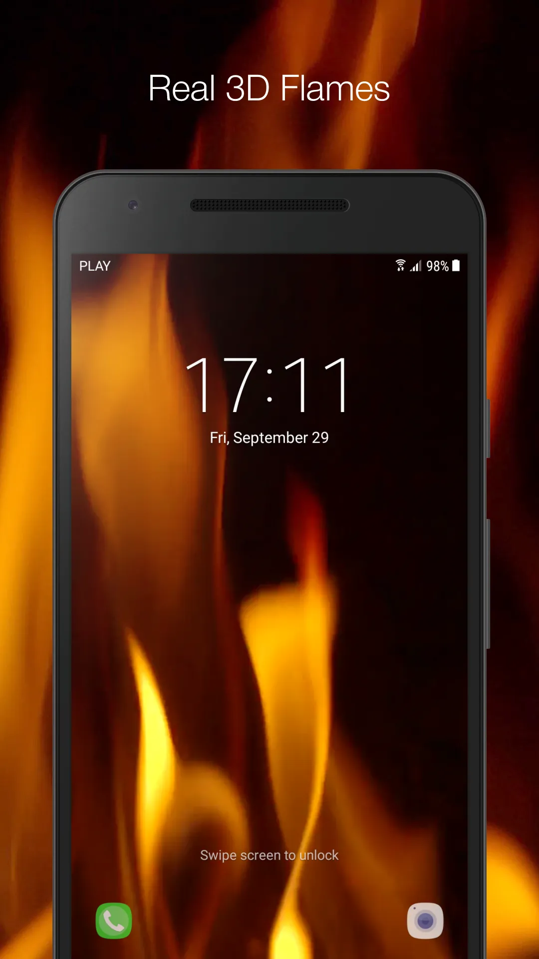 Fire Live Wallpaper | Indus Appstore | Screenshot