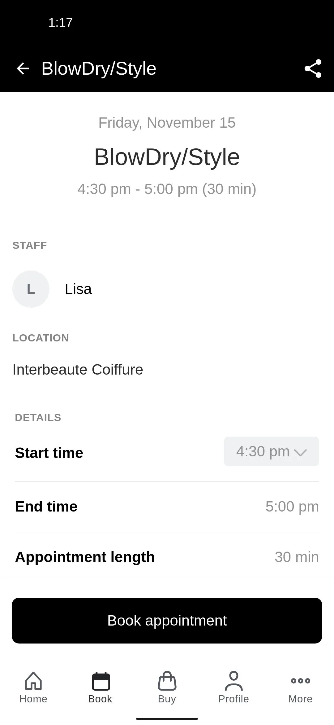 Interbeaute Coiffure | Indus Appstore | Screenshot