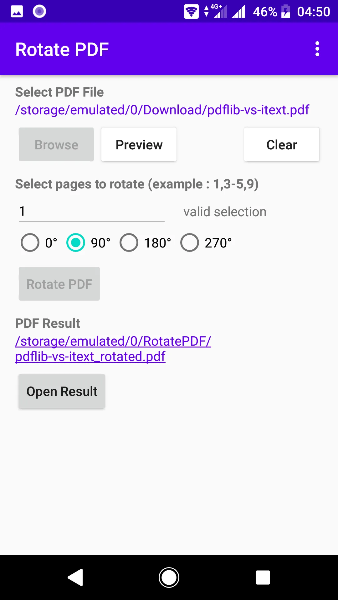 Rotate PDF Pages | Indus Appstore | Screenshot