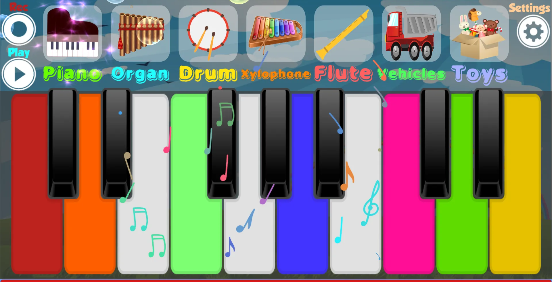 Kids Piano | Indus Appstore | Screenshot