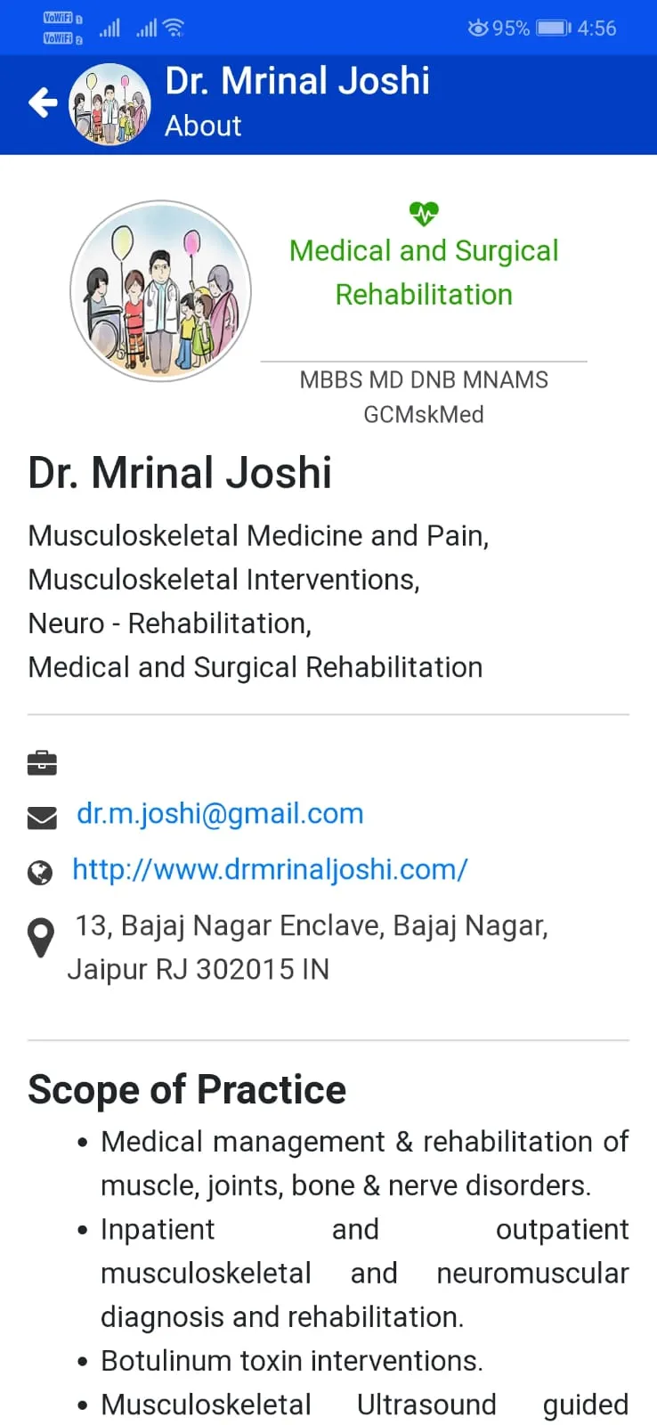 Dr. Mrinal Joshi | Indus Appstore | Screenshot