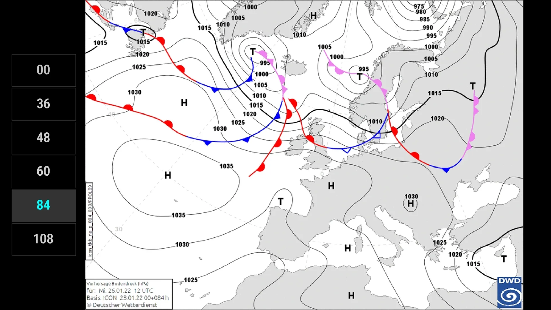 PG Surface Pressure Charts EU | Indus Appstore | Screenshot