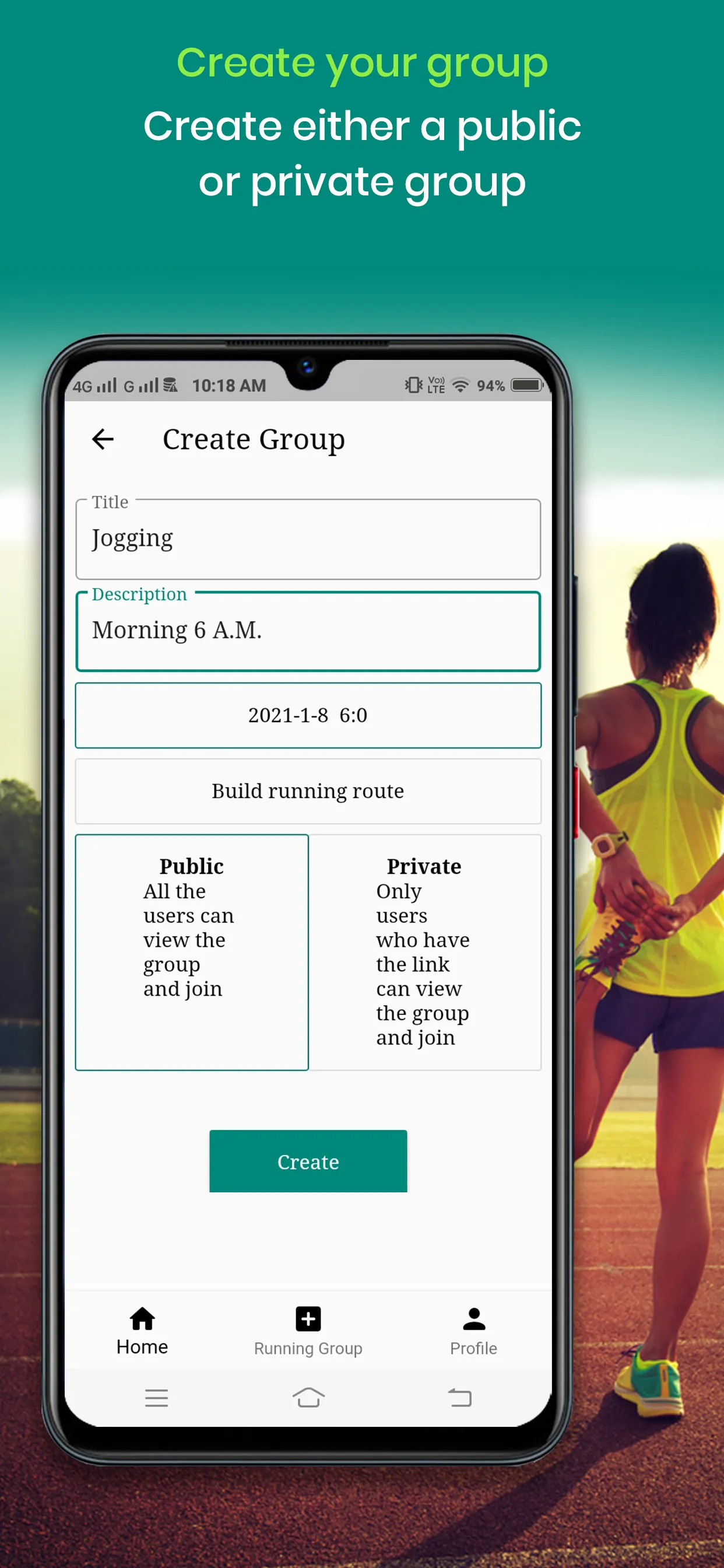 WeRun - Join a running group | Indus Appstore | Screenshot