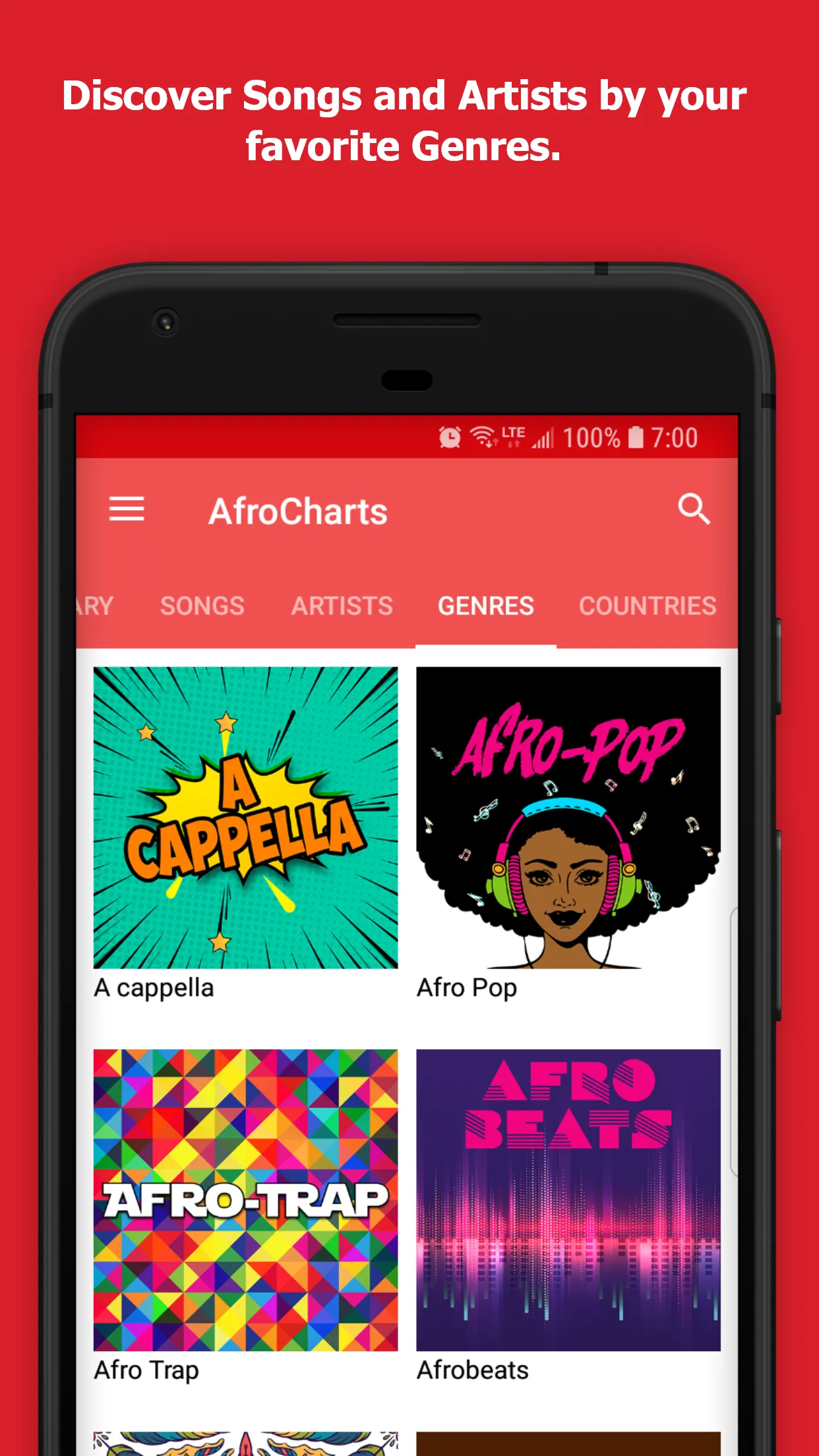 AfroCharts: 100% African Music | Indus Appstore | Screenshot