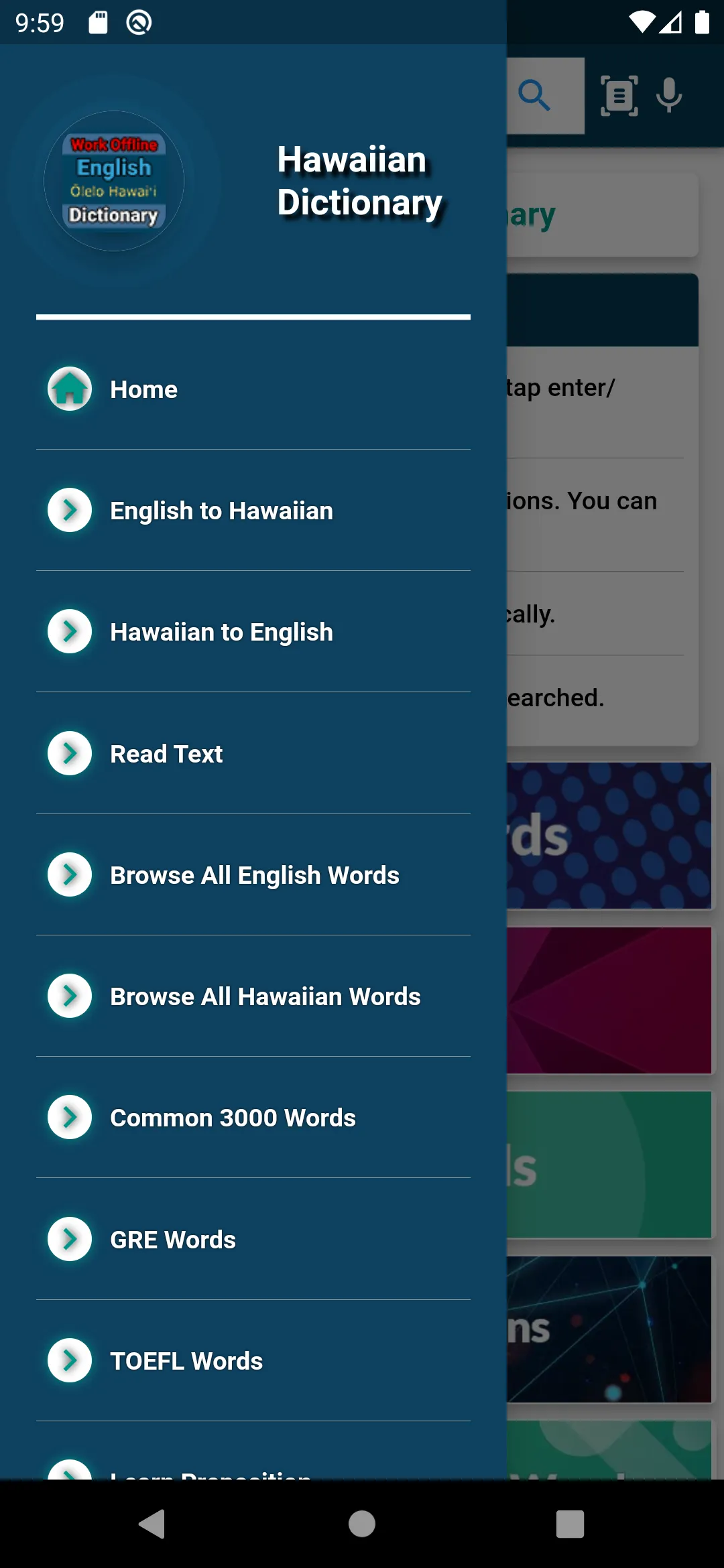 English : Hawaiian Dictionary | Indus Appstore | Screenshot