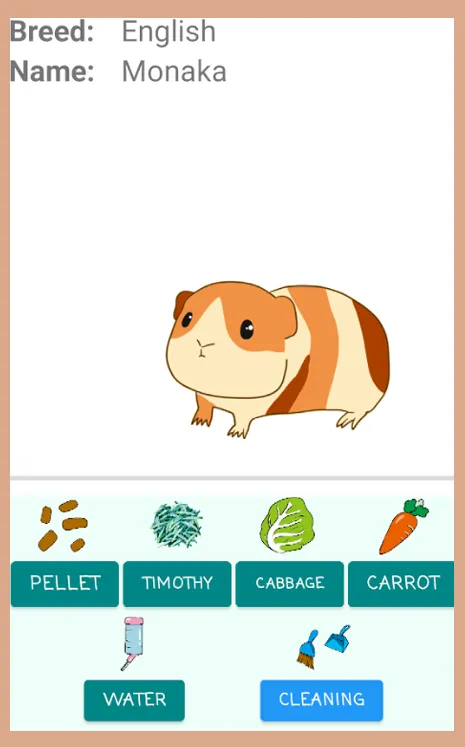 Let`s raise a guinea pig! | Indus Appstore | Screenshot