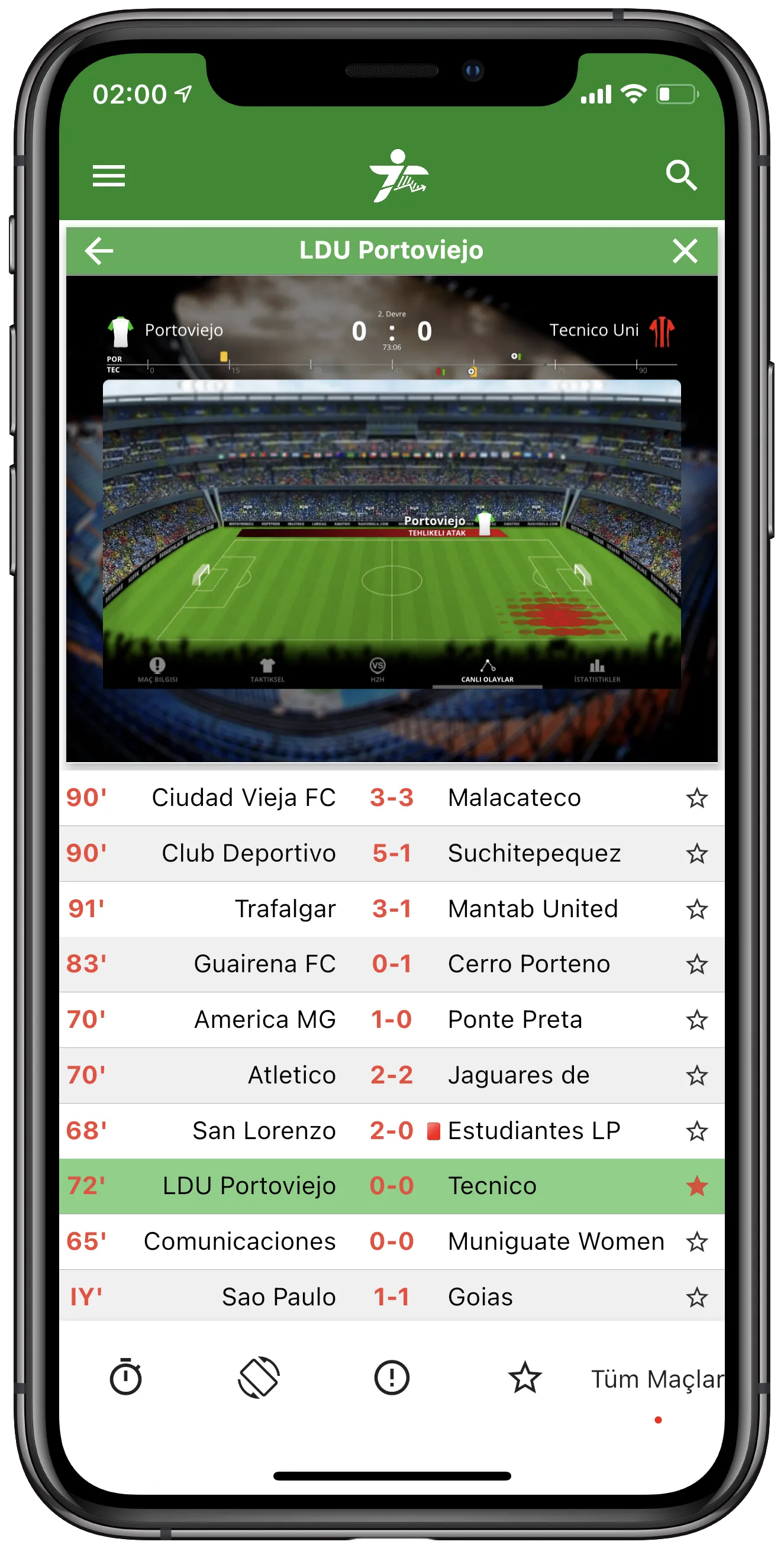 iTahmin - Live Football Stats | Indus Appstore | Screenshot