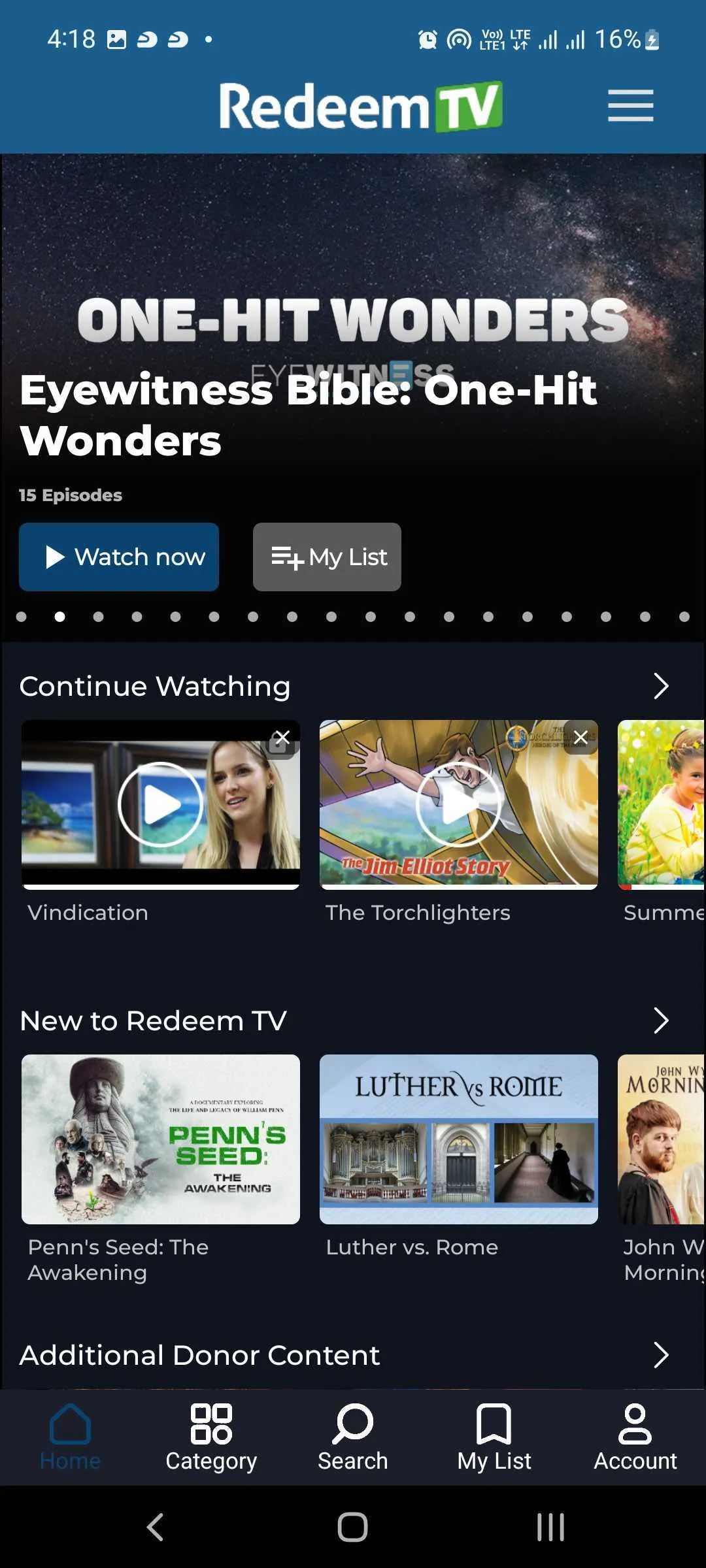 Redeem TV | Indus Appstore | Screenshot