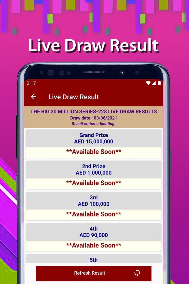 Abu Dhabi Big Ticket Results | Indus Appstore | Screenshot