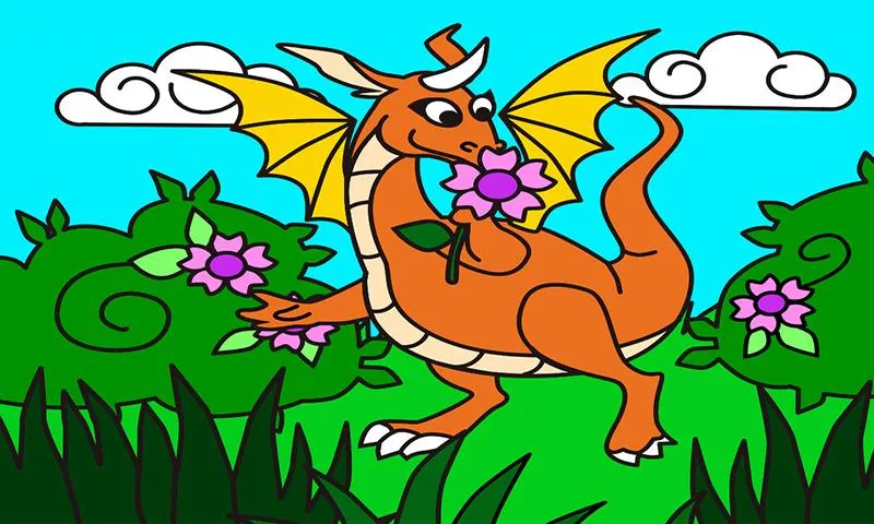 Drawing  for Kids - Dragon | Indus Appstore | Screenshot