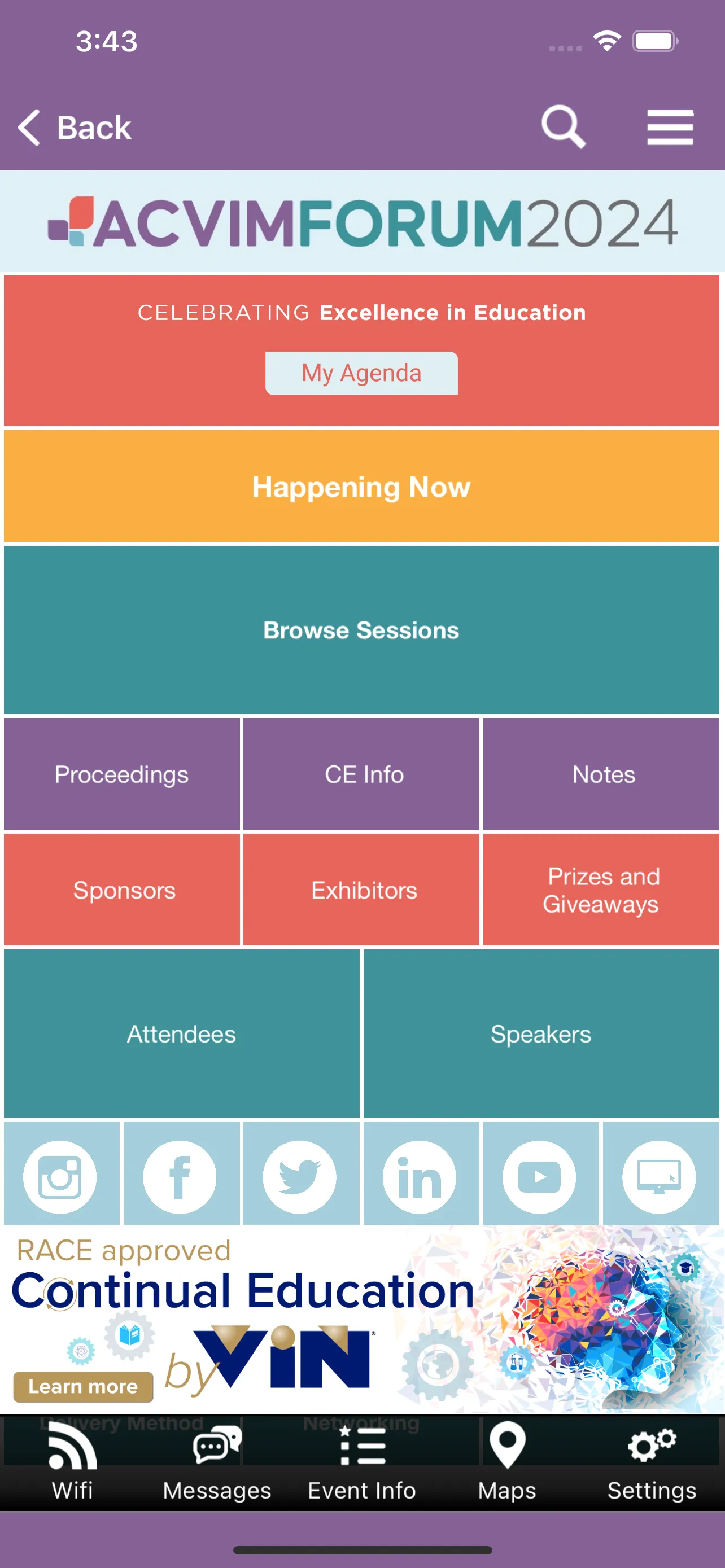 ACVIM Events | Indus Appstore | Screenshot